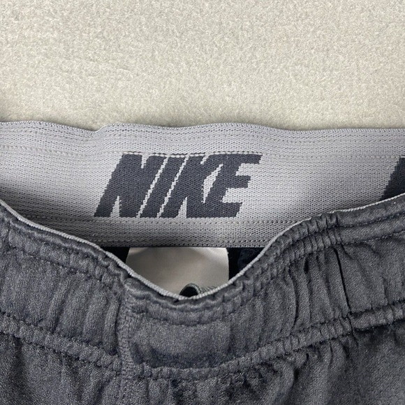 Nike Dri Fit Sweatpants Mens Size Large L Black Polyester Zip Cuff Performance - Picture 5 of 16